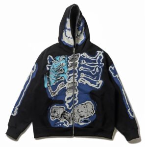 Travis Scott Skull Hoodie Black
