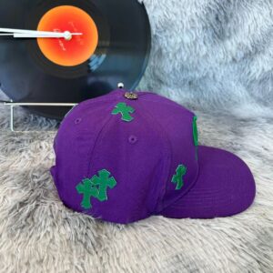 Chrome Hearts Cross Purple Streetwear Cap