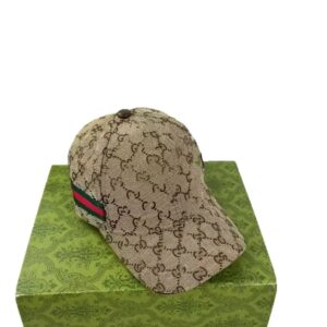 Gucci Vintage Floral Baseball Cap Beige