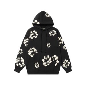 Denim Tears Printed Hoodie Black