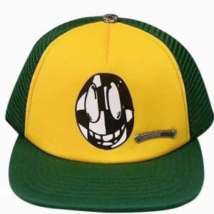 Chrome Hearts Street Trucker Cap Yellow-Green