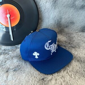 Chrome Hearts Streetwear Blue Baseball Cap