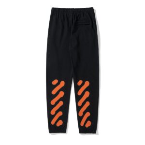 Off-White Diag High-Street Cuffed Pants Black