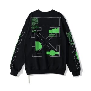 Off-White Arrow Streetwear Hoodie Black