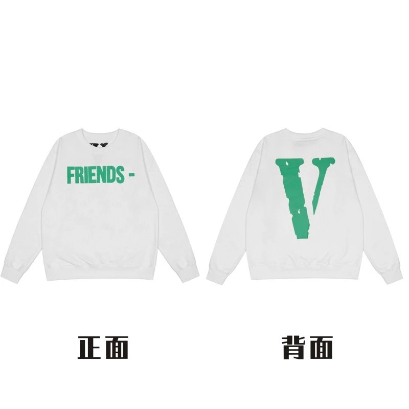Vlone Friends Streetwear Hoodie White