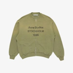 Acne 1996 High-Street Olive Green Cardigan