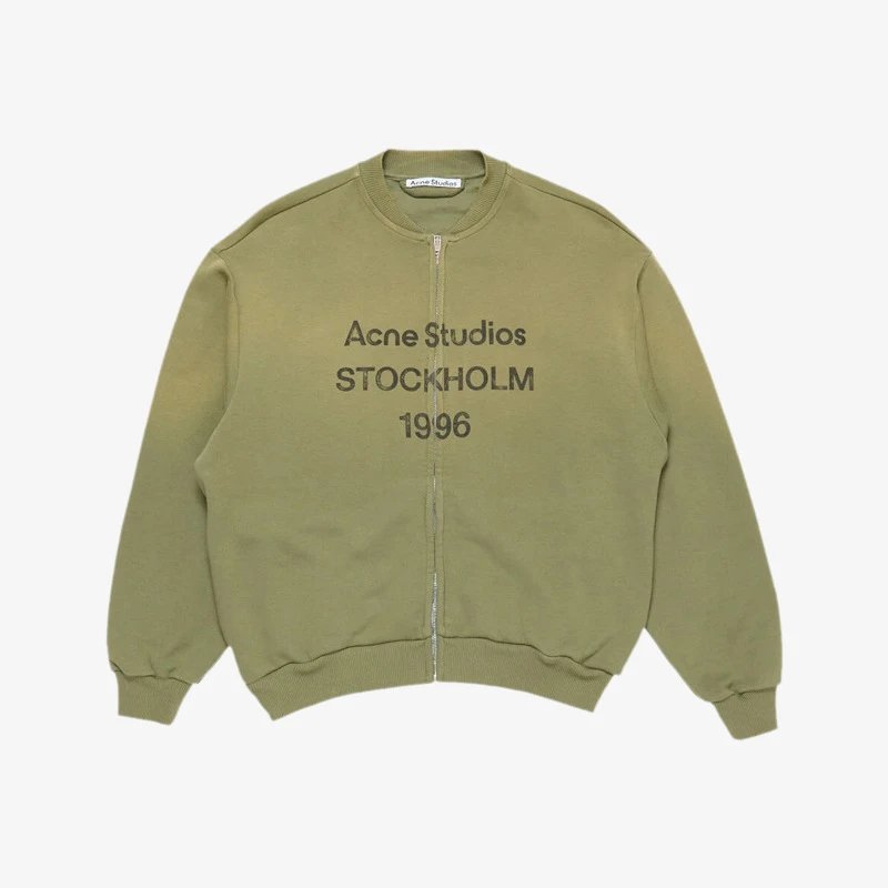Acne 1996 High-Street Olive Green Cardigan
