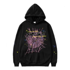 sp5der spider web streetwear high street black hoodie