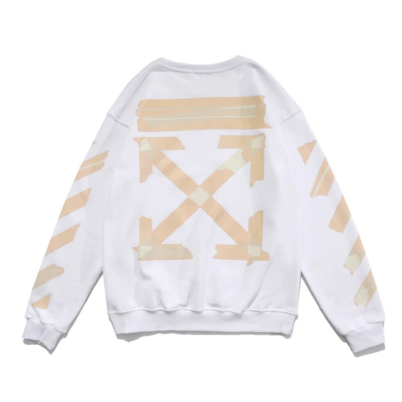 Off-White Arrow Streetwear Hoodie White
