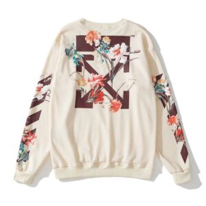 Off-White Floral High-Street Hoodie Off-White