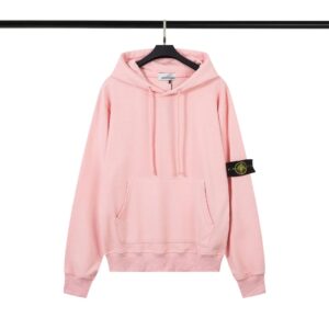 Stone Island High-Street Hoodie in Pink