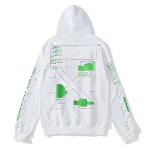 Off-White High-Street Printed Hoodie White