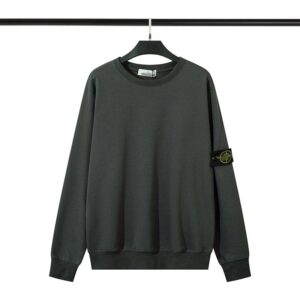 Stone Island Emblem Sweatshirt Army Green