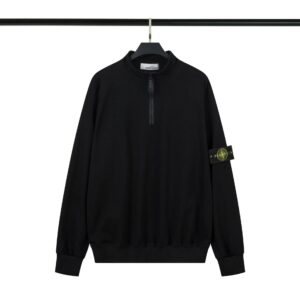 Stone Island Functional Half-Zip Hoodie Black