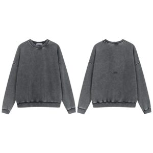 Acne Studios Minimalist Washed Gray Sweatshirt