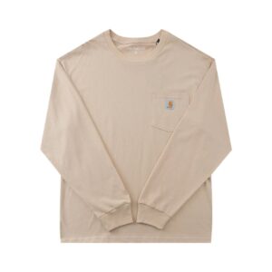 Carhartt Workwear Pocket Long Sleeve T-Shirt Off-White
