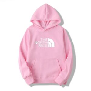 The North Face American Streetwear Printed Hoodie Pink