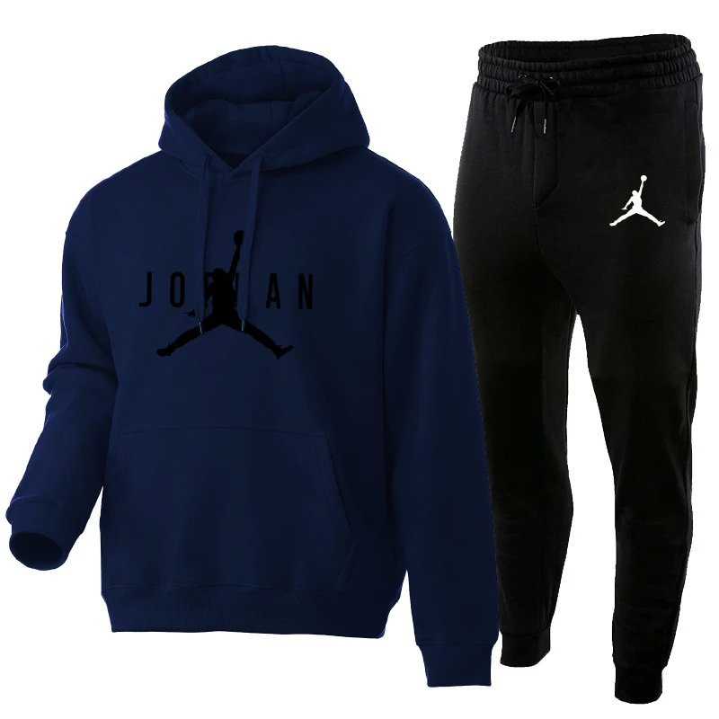 Jordan Air Jordan Blue & Black Sportswear Set