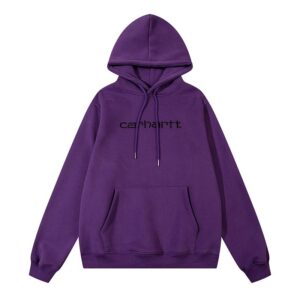 Carhartt Workwear Print Hoodie Purple