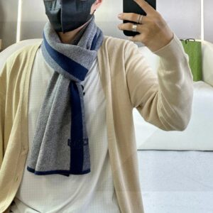 Burberry Classic Check Scarf Blue-Gray