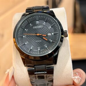 SEIKO Minimalist Style Watch Black