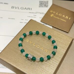 BVLGARI Charity Elegant Bracelet Green-White