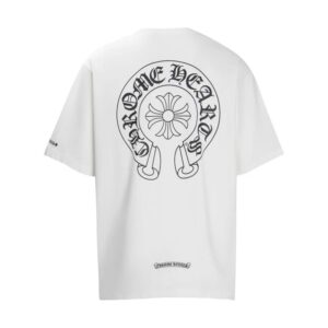 Chrome Hearts Classic Streetwear White T-Shirt