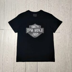SYNA WORLD Since23 Black Print T-Shirt