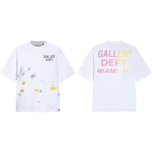 GALLERY DEPT. Splatter-Painted White T-Shirt