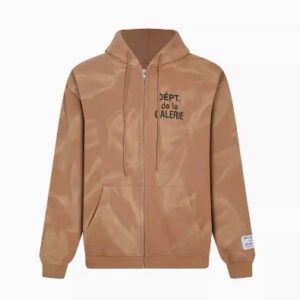 Gallery Dept Hooded Sweatshirt Brown