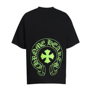 Chrome Hearts ONE HEART Trend Black T-Shirt
