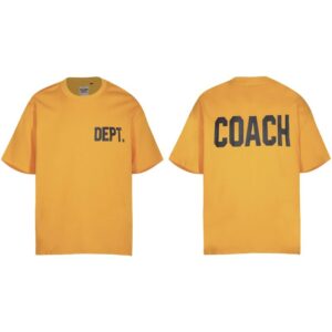 GALLERY DEPT COACH Yellow T-shirt