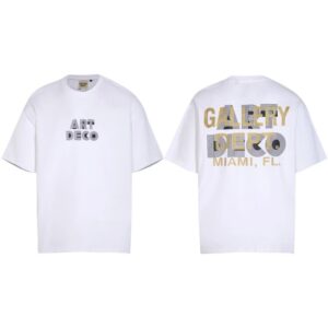 GALLERY DECO Artistic White T-Shirt