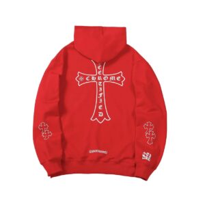 Chrome Hearts Red Cross Trend Sweatshirt