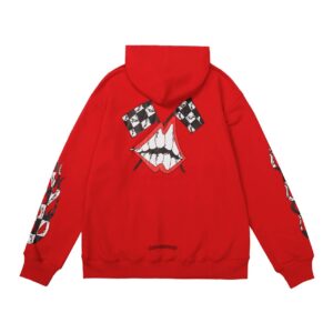 Chrome Hearts Printed Series Red Hoodie