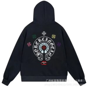 Cross Street Black Hoodie Chrome Hearts