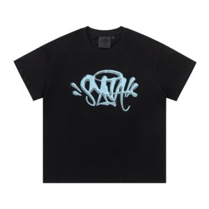 SATAN Graffiti-Style Black T-Shirt