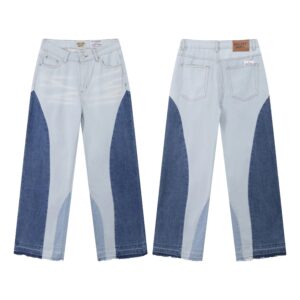 Gallery Dept Patchwork Blue Wide-Leg Jeans