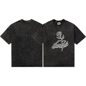 GALLERY Skull Rose Black T-Shirt