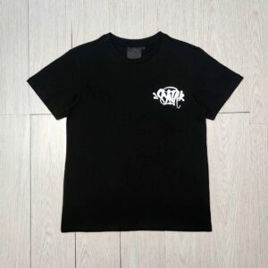 Graffiti Style Black T-Shirt SynaWord
