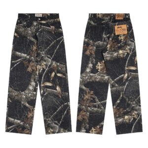 Stussy Maple Leaf Print Jeans
