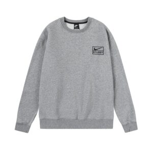 Stussy & Nike Collaboration Gray Hoodie