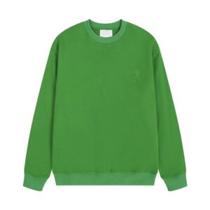 AMI Basic Green Hoodie