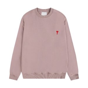 AMI Classic Light Pink Hoodie
