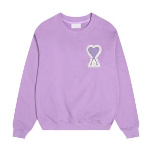 AMI Love Series Trendy Purple Hoodie