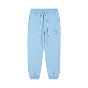 Light Blue Casual Sweatpants AMI