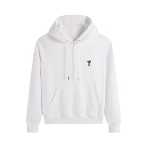 Casual White Hoodie AMI