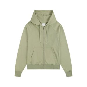 AMI Hoodies Light Green Hooded Sweatshirt