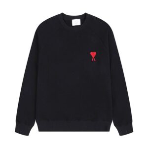 AMI Heart Trend Black Hoodie