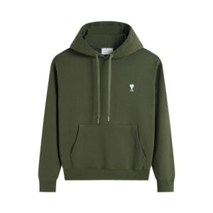 AMI Casual Green Hoodie